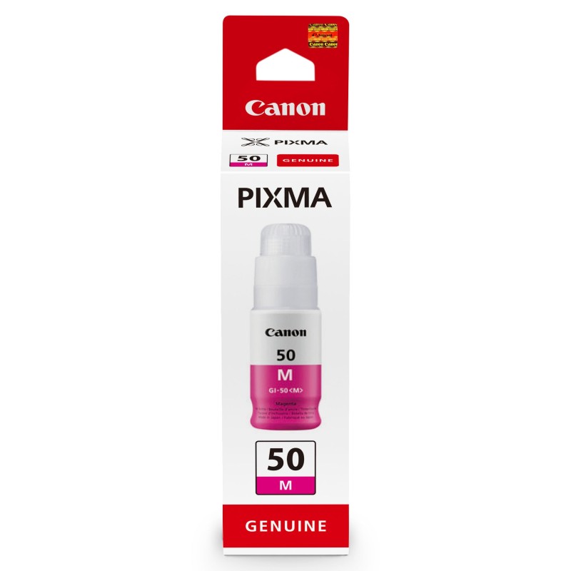 Canon GI-50 Bouteille d'encre authentique grande capacité 3404C001 - Magenta