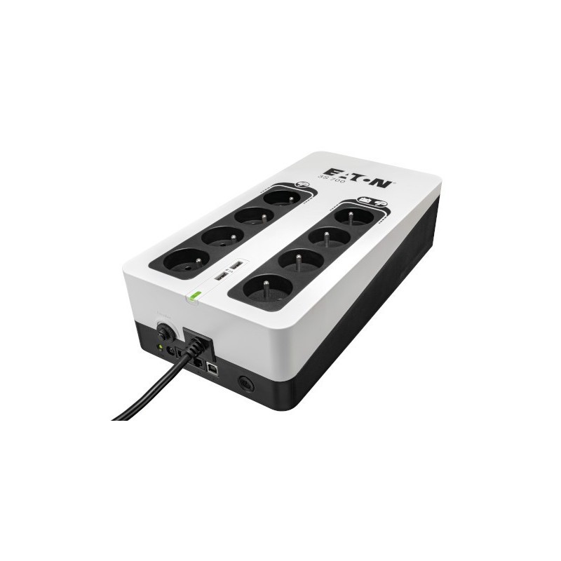 EATON Onduleur 3S 700 FR Gen 2 - 8 prises + 2 ports USB