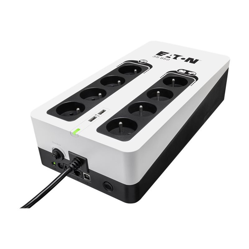 Eaton Onduleur 3S 850 FR Gen 2 - 8 prises + 2 ports USB
