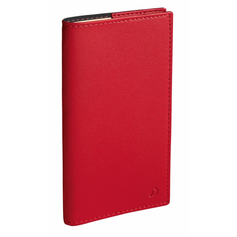Quo Vadis Agenda semainier à spirales ITALNOTE S SOHO - 8,8 x 17 cm - Rouge - Décembre 2024 à Décembre 2025