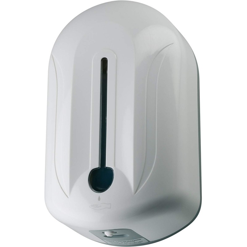 JVD Distributeur de Savon SAPHIR blanc 1100 ml avec détection automatique des mains