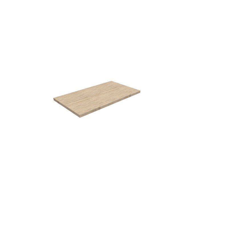Top de finition pour armoire à rideaux Confort+ L.80 cm - Chêne