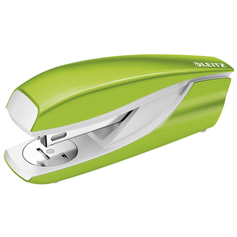 Leitz Agrafeuse de bureau Wow 5502 - Agrafes 24/6 et 26/6 - Capacité 30 feuilles - Vert