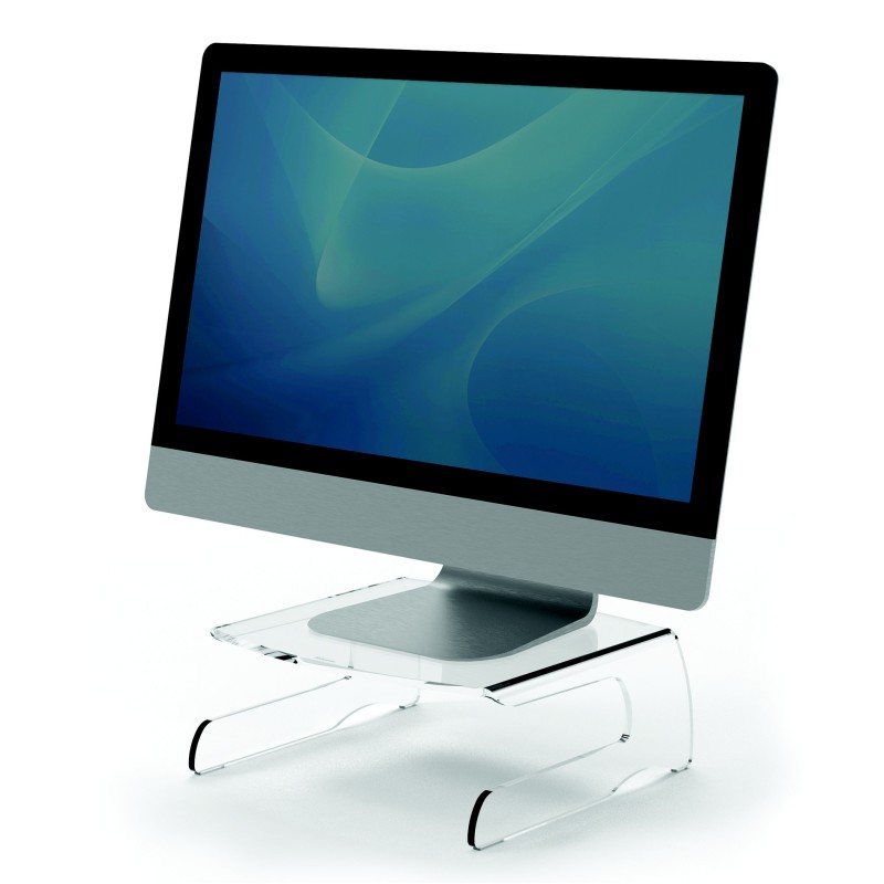 Fellowes Support pour écran Clarity en acrylique transparent
