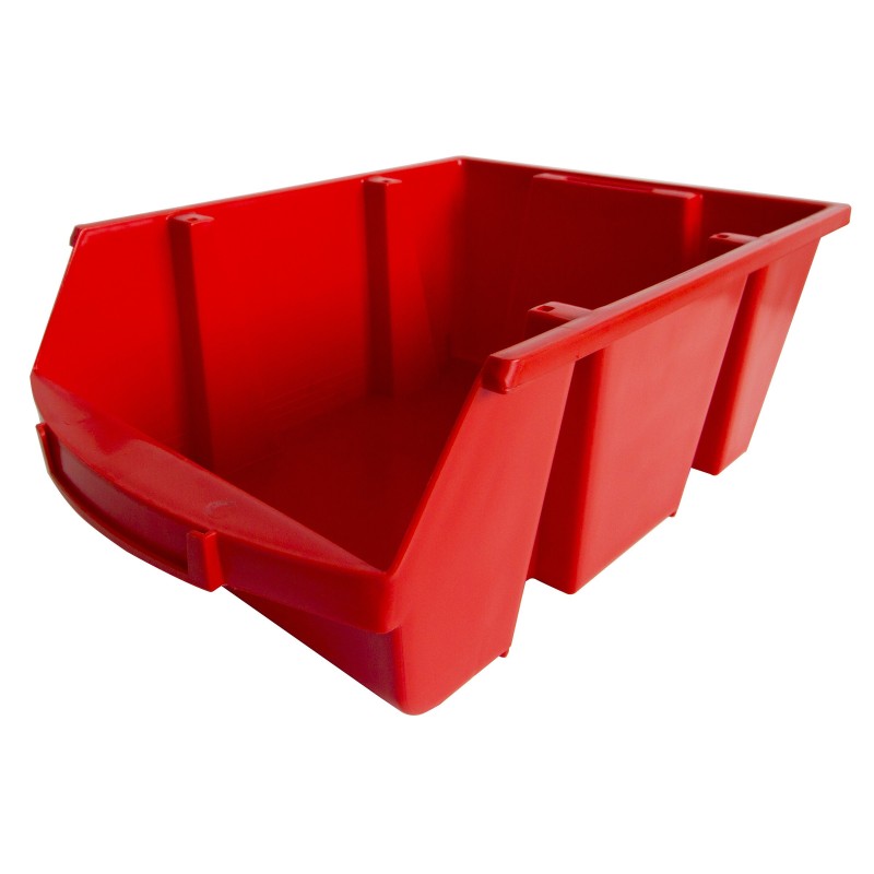VISO Bac à bec en polypropylène - 28 L - Rouge