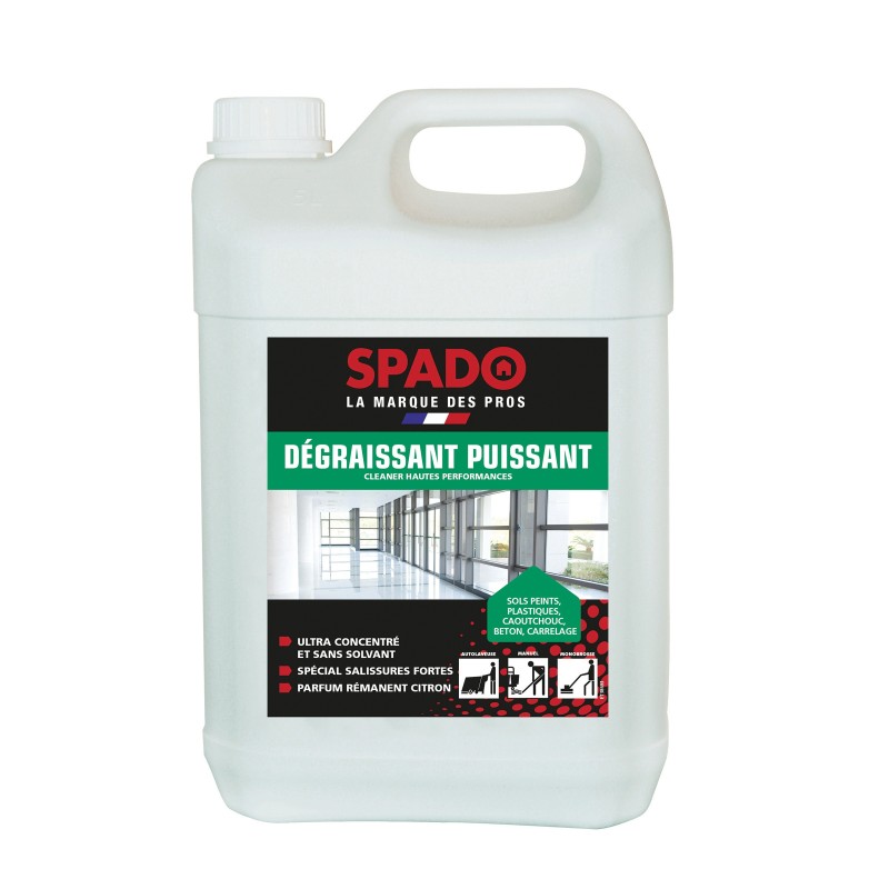 SPADO Dégraissant puissant, cleaner haute performance, Bidon 5 L