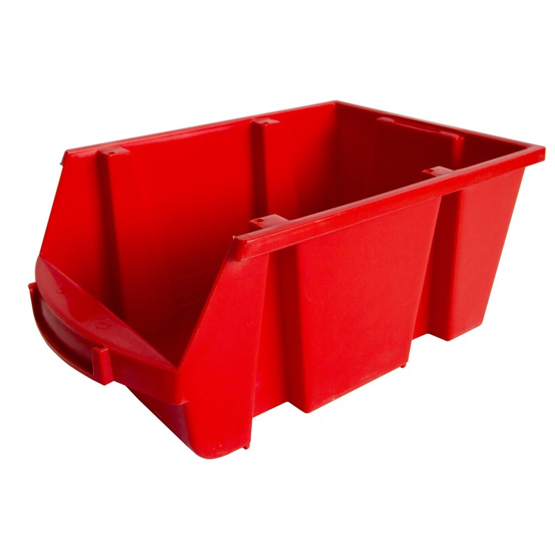 VISO Bac à bec en polypropylène - 10 L - Rouge