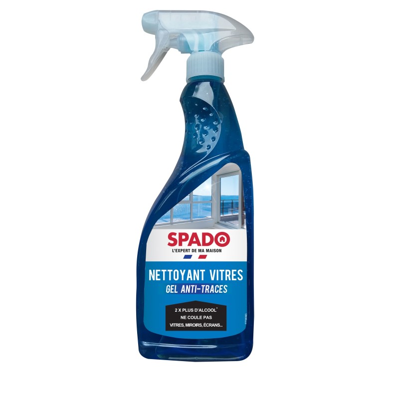 Spado Nettoyant vitres gel anti-traces - Vaporisateur 750 ml