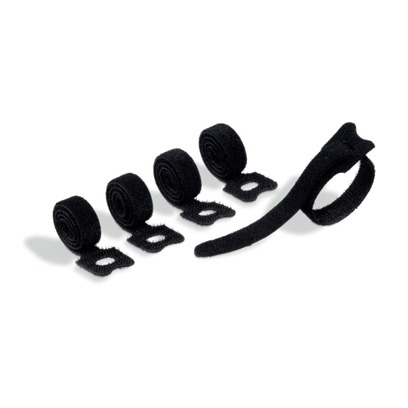 Durable Boucle attache-câble 10 mm avec scratch Cavoline Grip Tie - Noir