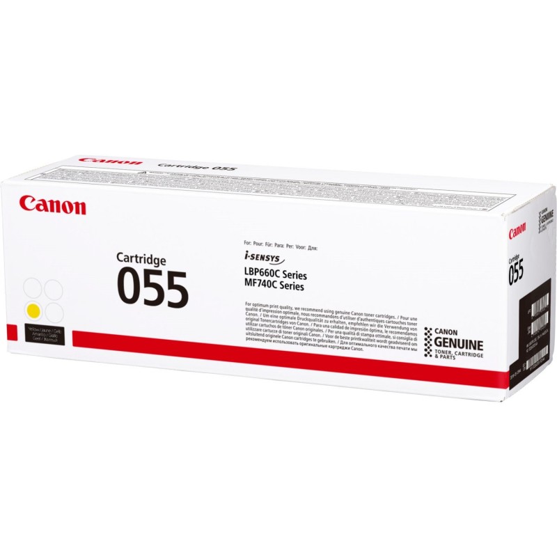 Canon 055 J Toner authentique 3013C002 - Jaune