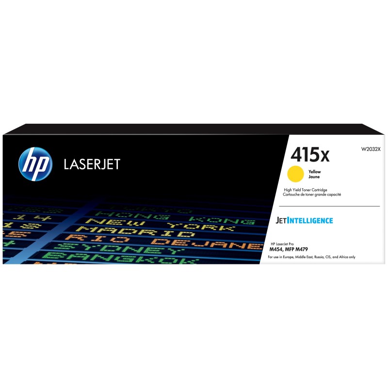 HP 415X Toner authentique grande capacité W2032X - Jaune