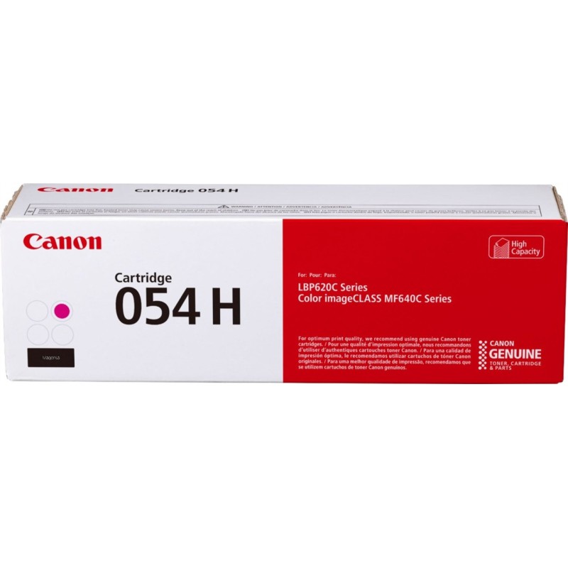 Canon 054 H Toner authentique 3026C002 - Magenta