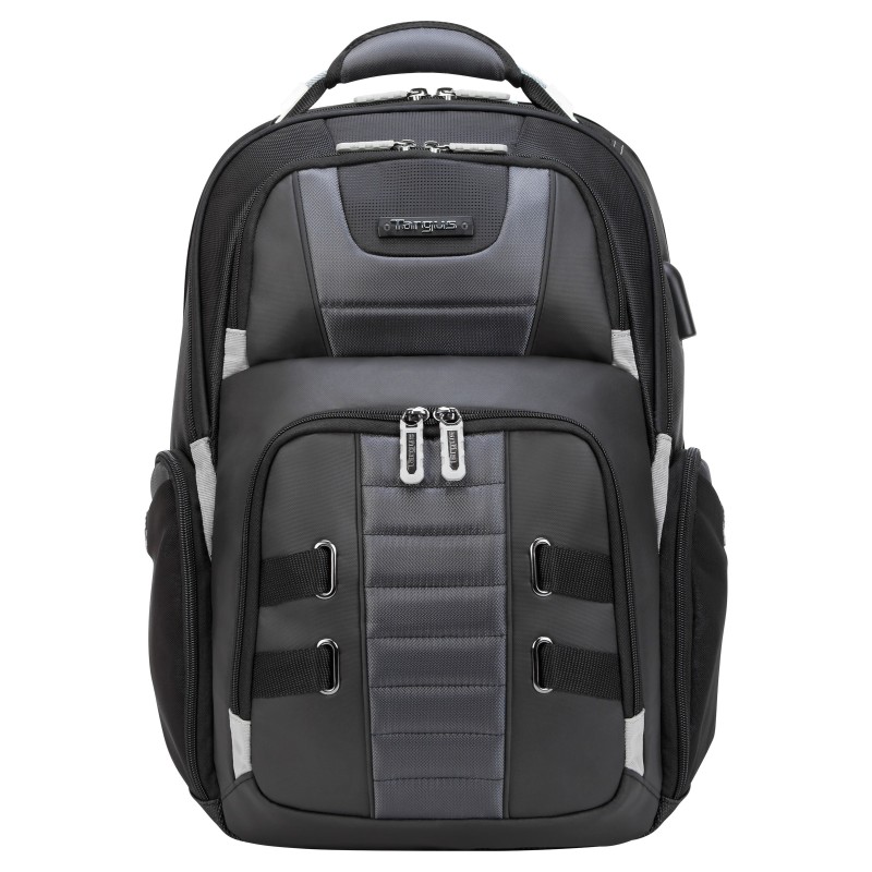 Targus Sac à dos Drifter Trek noir USB Power Pass-Thru pour ordinateur portable 11,6 à 15,6"