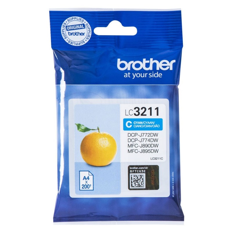 Brother LC3211 Cartouche d'encre originale - Cyan