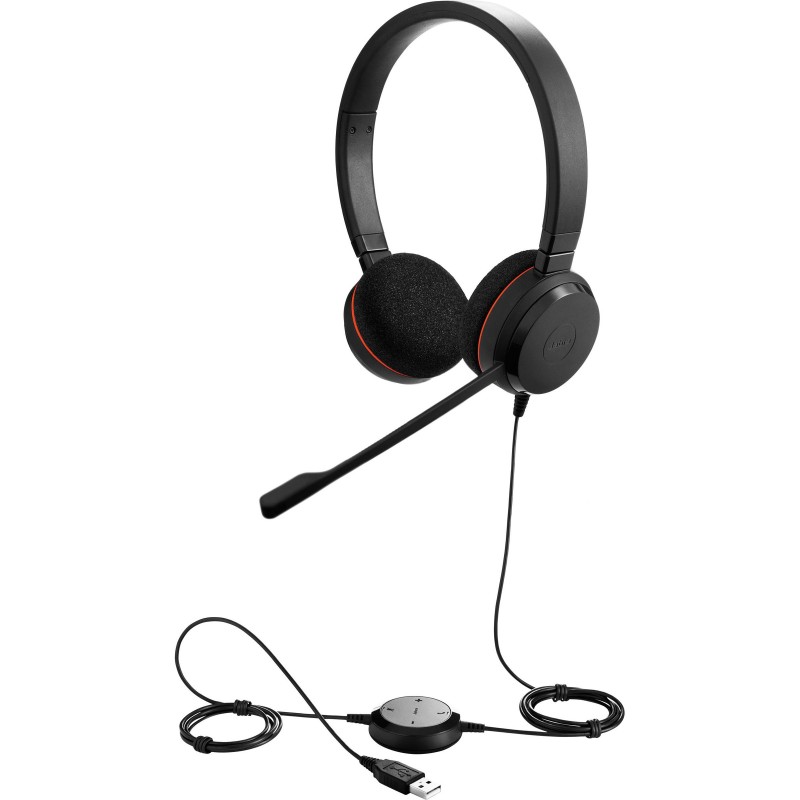 Jabra Evolve 20 MS Duo Casque filaire USB-A