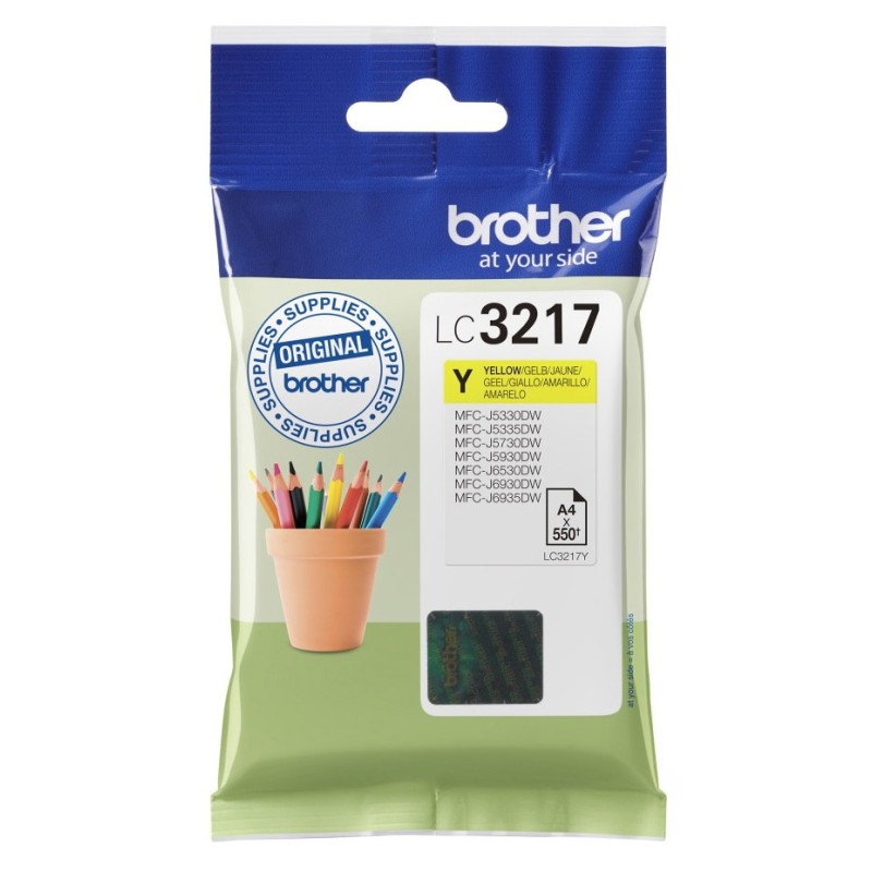 Brother LC3217 Cartouche d'encre originale - Jaune