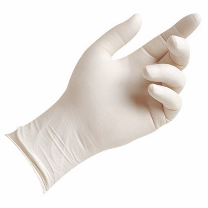 Mapa Gants nitrile non poudrés Solo 987 - Blanc - Taille 9 - Boîte de 100