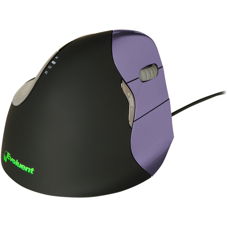 Bakker Elkhuizen Souris verticale Evoluent 4 filaire droitier - Taille S