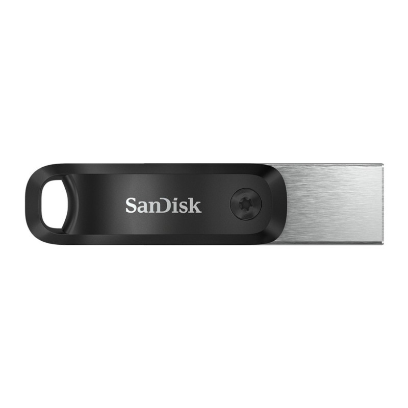 SanDisk Clé USB 3.0 Ixpand Go 64 GB avec connecteur Lightning - Argent/Noir