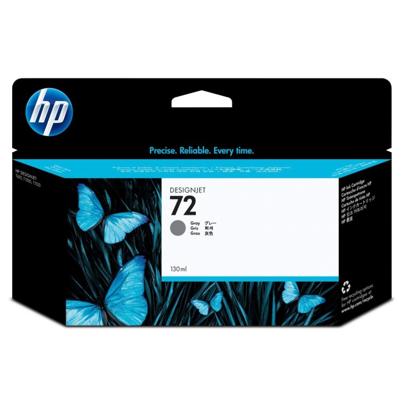 HP 72 Cartouche d'encre authentique C9374A - Gris