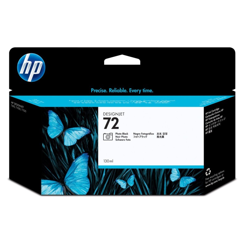 HP 72 Cartouche d'encre authentique C9370A - Noir photo