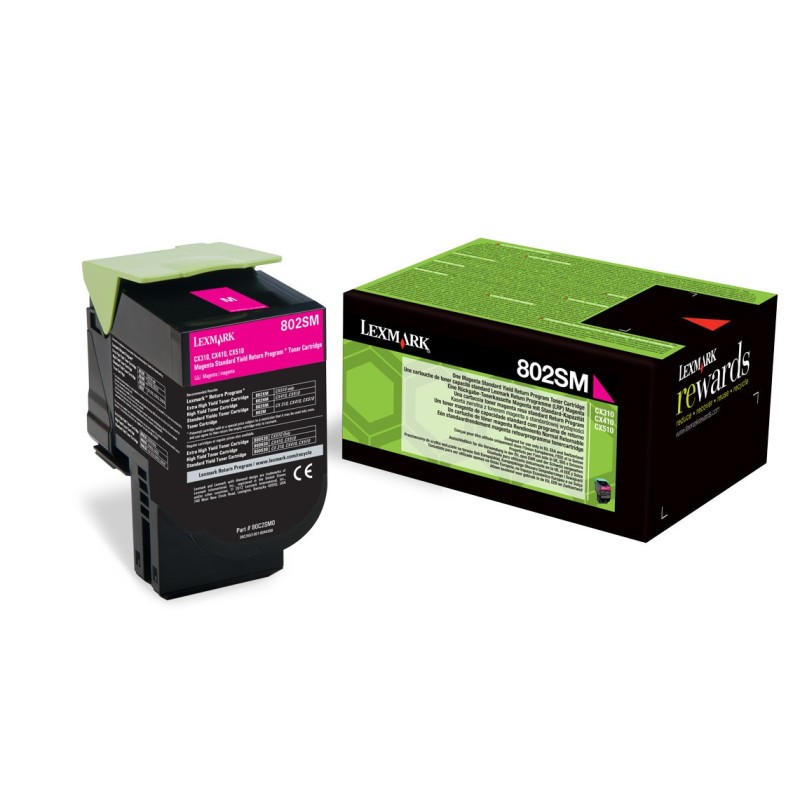 LEXMARK Toner 80C2SM0 Magenta