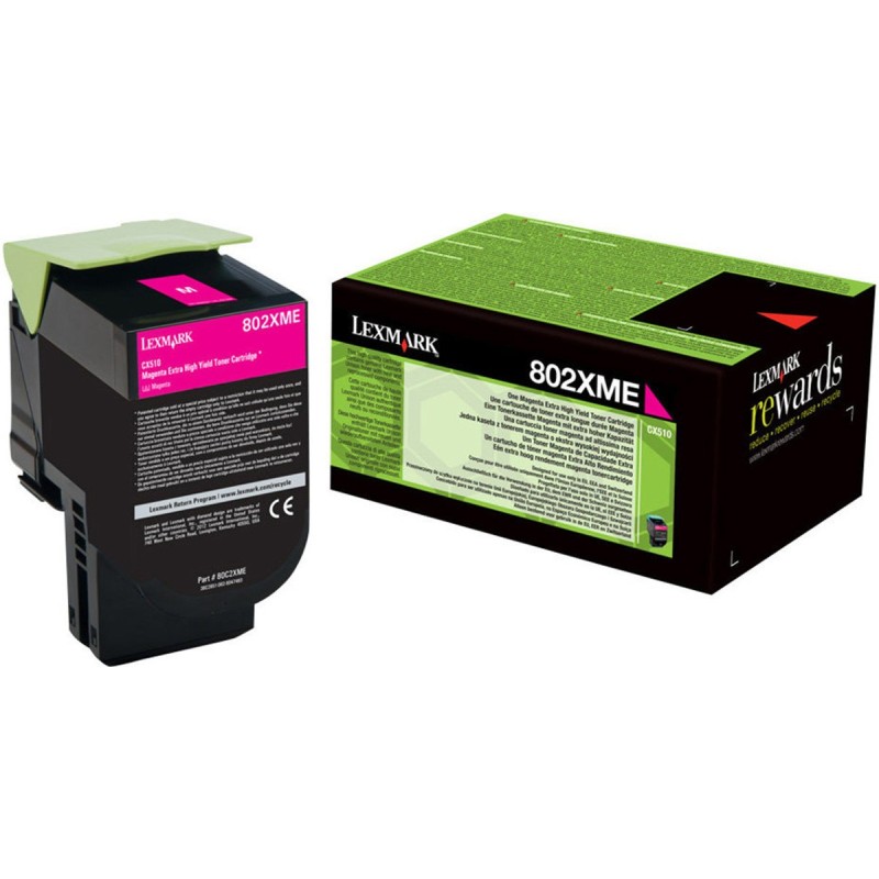 Lexmark Cartouche de toner, 802XM Corporate, 80C2XME, à l'unité, magenta