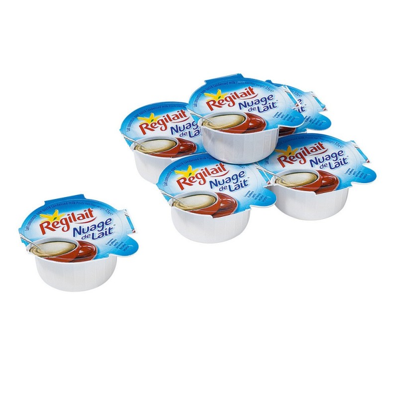 REGILAIT Nuage de Lait, lait concentré, sachet de 10 coupelles