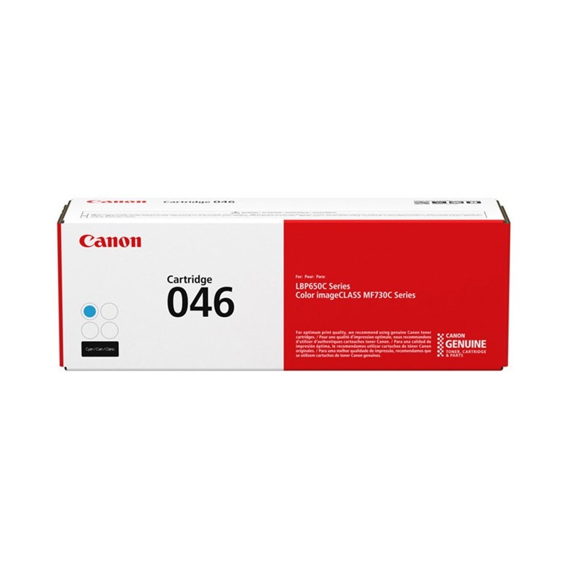 Canon 046 C Toner authentique 1249C002 - Cyan