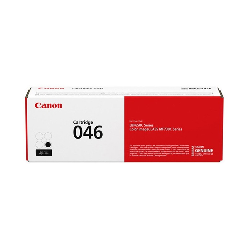 Canon 046 BK Toner authentique 1250C002 - Noir