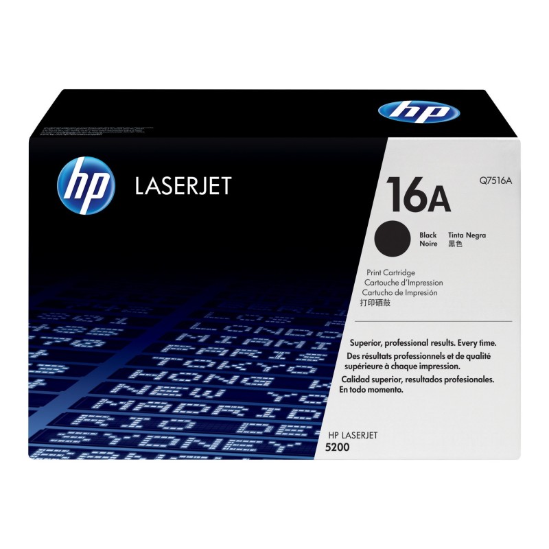 HP 16A Toner authentique Q7516A - Noir