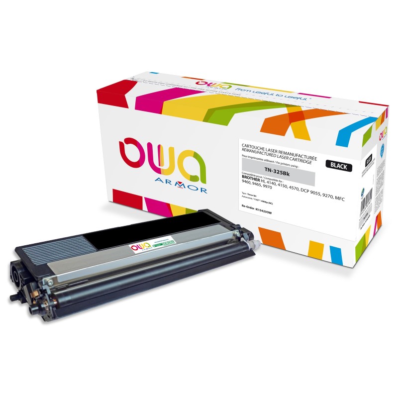 OWA Toner compatible BROTHER TN325 - K15423OW - Noir
