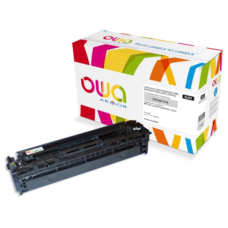 OWA Toner compatible HP 131X CF210X - K15592OW - Noir
