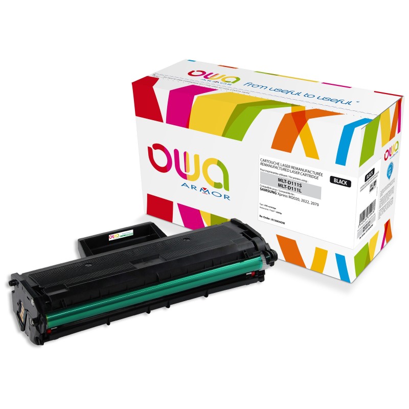 OWA Toner compatible SAMSUNG MLT-D111S - K15804OW - Noir