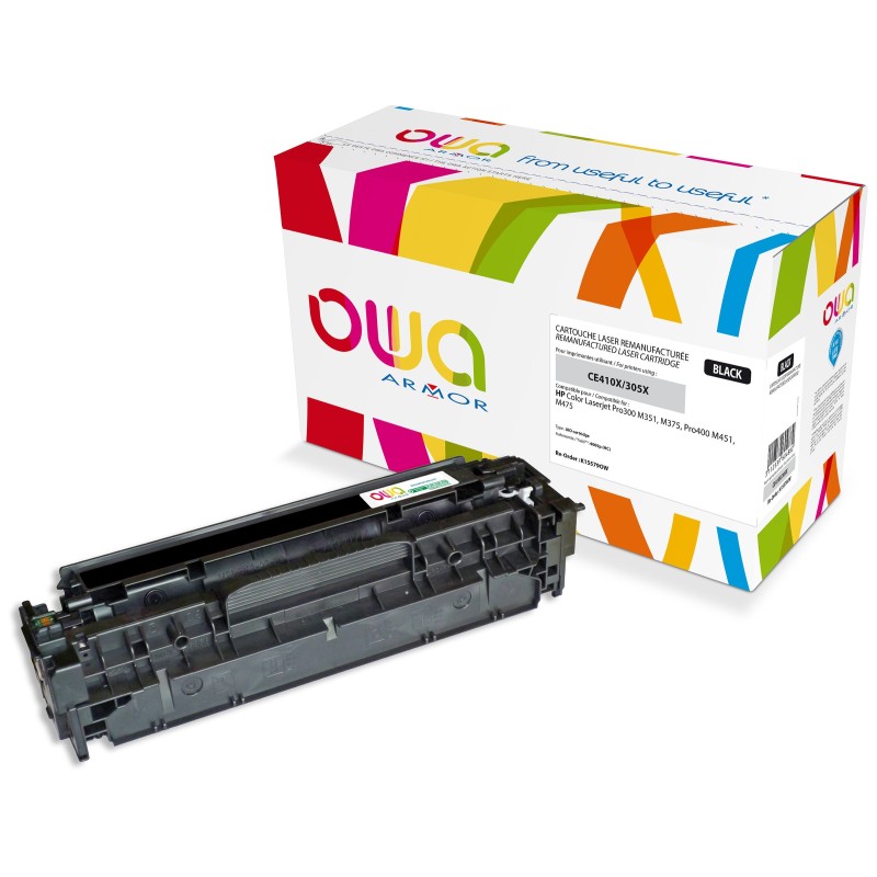 OWA Toner compatible HP 305X CE410X - K15579OW - Noir