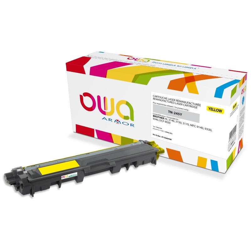 OWA Toner compatible BROTHER TN245 - K15660OW - Jaune