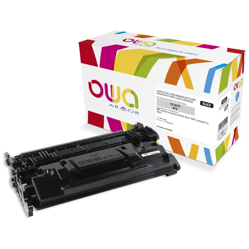 OWA Toner compatible HP 87X CF287X - K15959OW - Noir