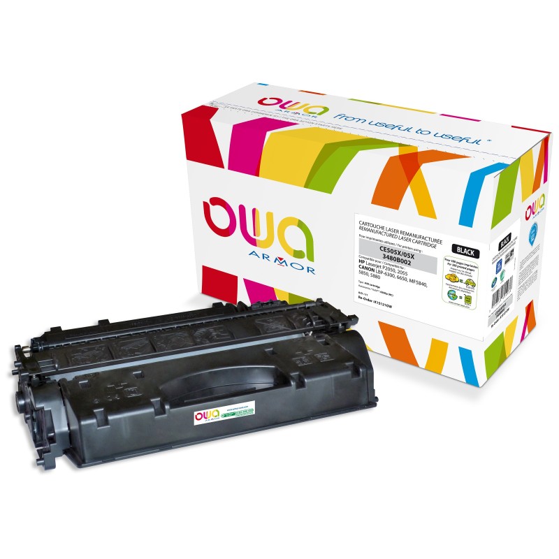 OWA Toner compatible HP 05X CE505X - K15121OW - Noir