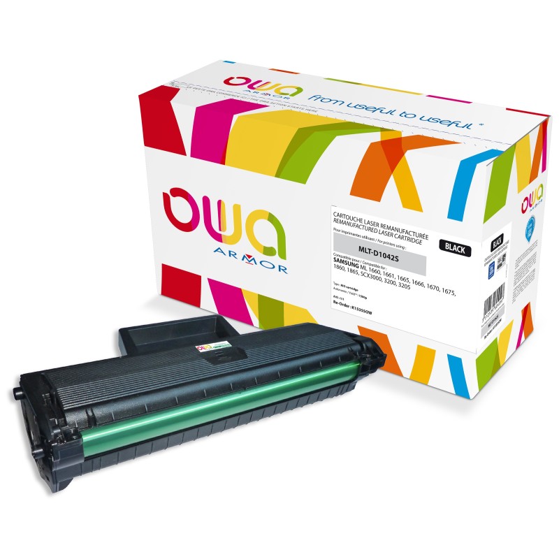 OWA Toner compatible SAMSUNG MLT-D1042S - K15355OW - Noir