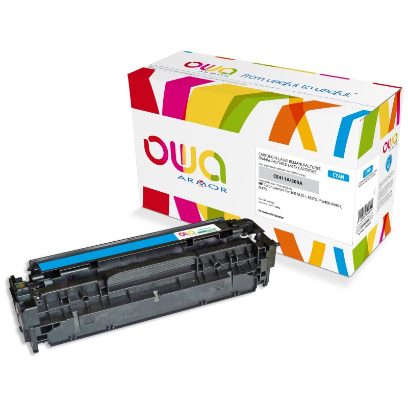 OWA Toner compatible HP 305A CE411A - K15580OW - Cyan