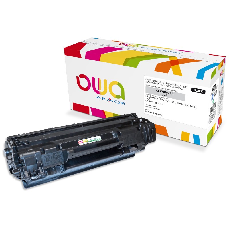 OWA Toner compatible HP 78A CE278A - K15356OW - Noir