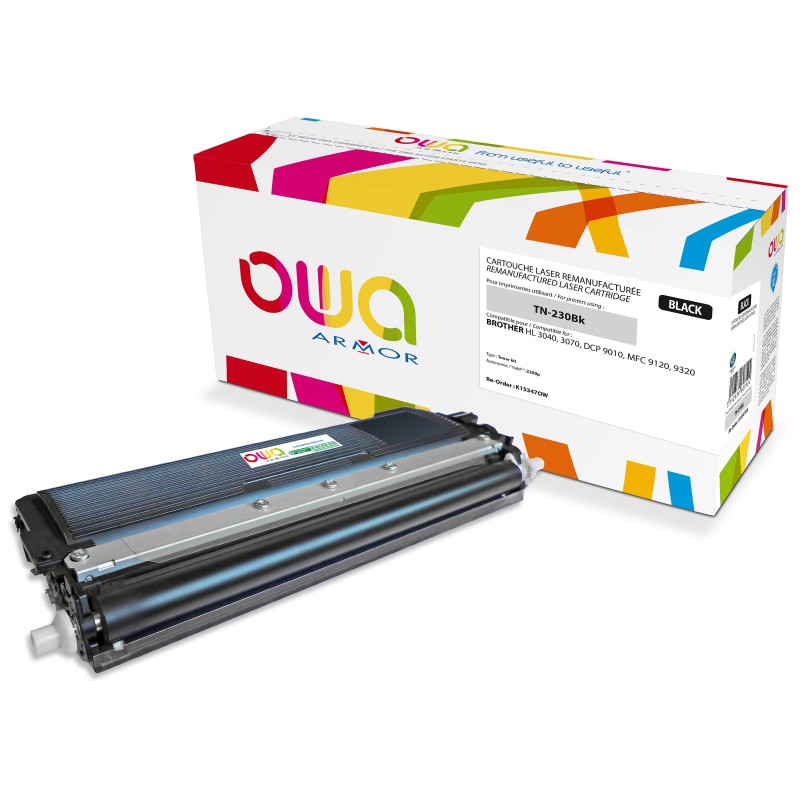 OWA Toner compatible BROTHER TN230 - K15347OW - Noir
