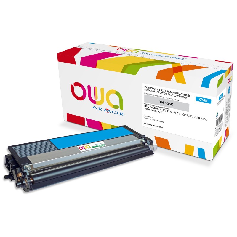 OWA Toner compatible BROTHER TN325 - K15424OW - Cyan