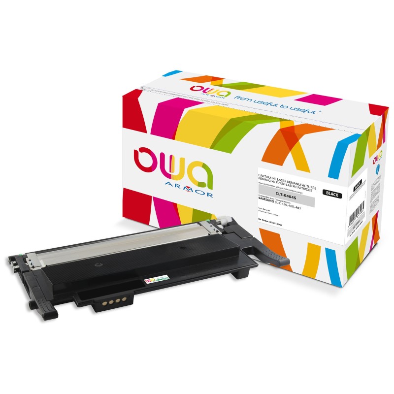 OWA Toner compatible SAMSUNG CLT-K404S - K16012OW - Noir
