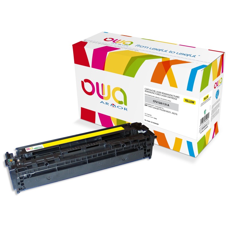 OWA Toner compatible HP 131A CF212A - K15595OW - Jaune