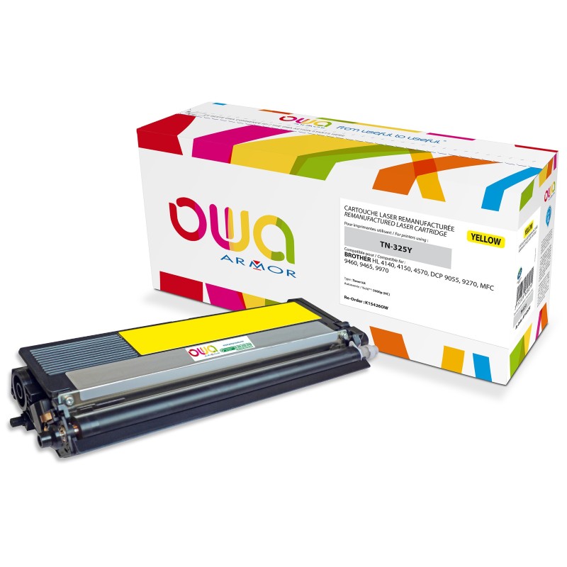 OWA Toner compatible BROTHER TN325 - K15426OW - Jaune