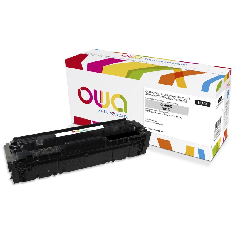 OWA Toner compatible HP 201X CF400X - K15832OW - Noir
