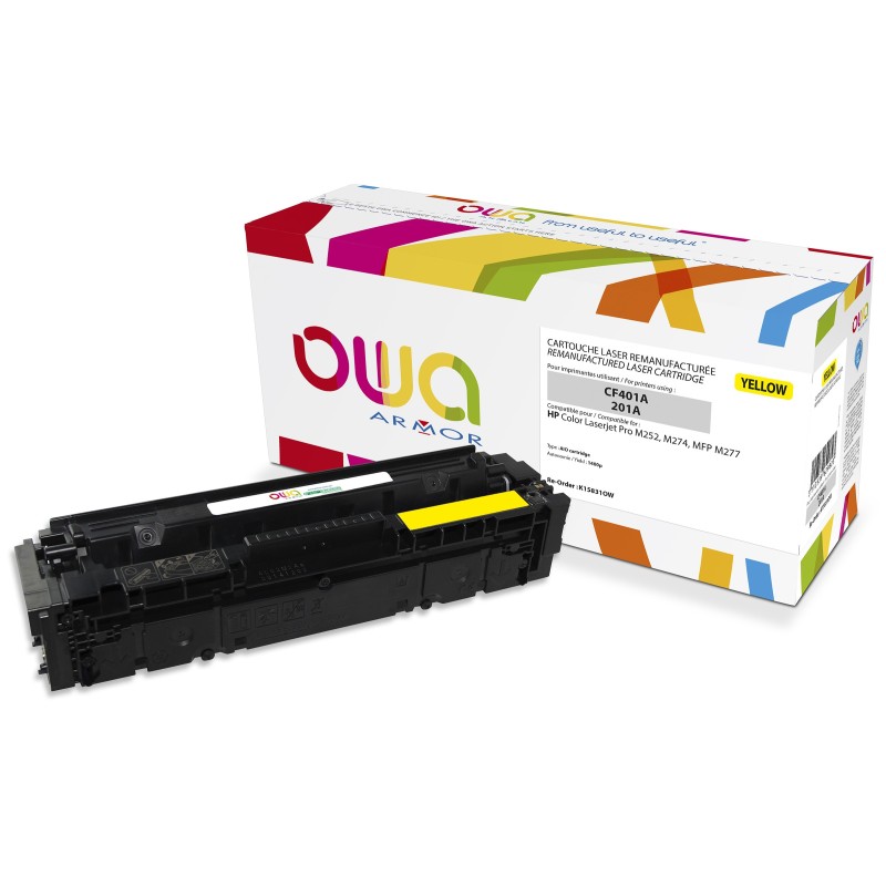 OWA Toner compatible HP 201A CF402A - K15831OW - Jaune