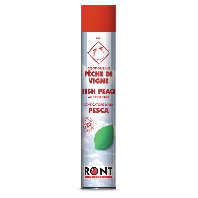 Ront Désodorisant parfum pêche de vigne - Aérosol 750ml