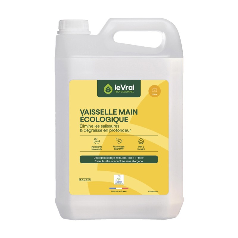 Le Vrai Liquide vaisselle - Bidon de 5 L - Parfum Pin des Landes